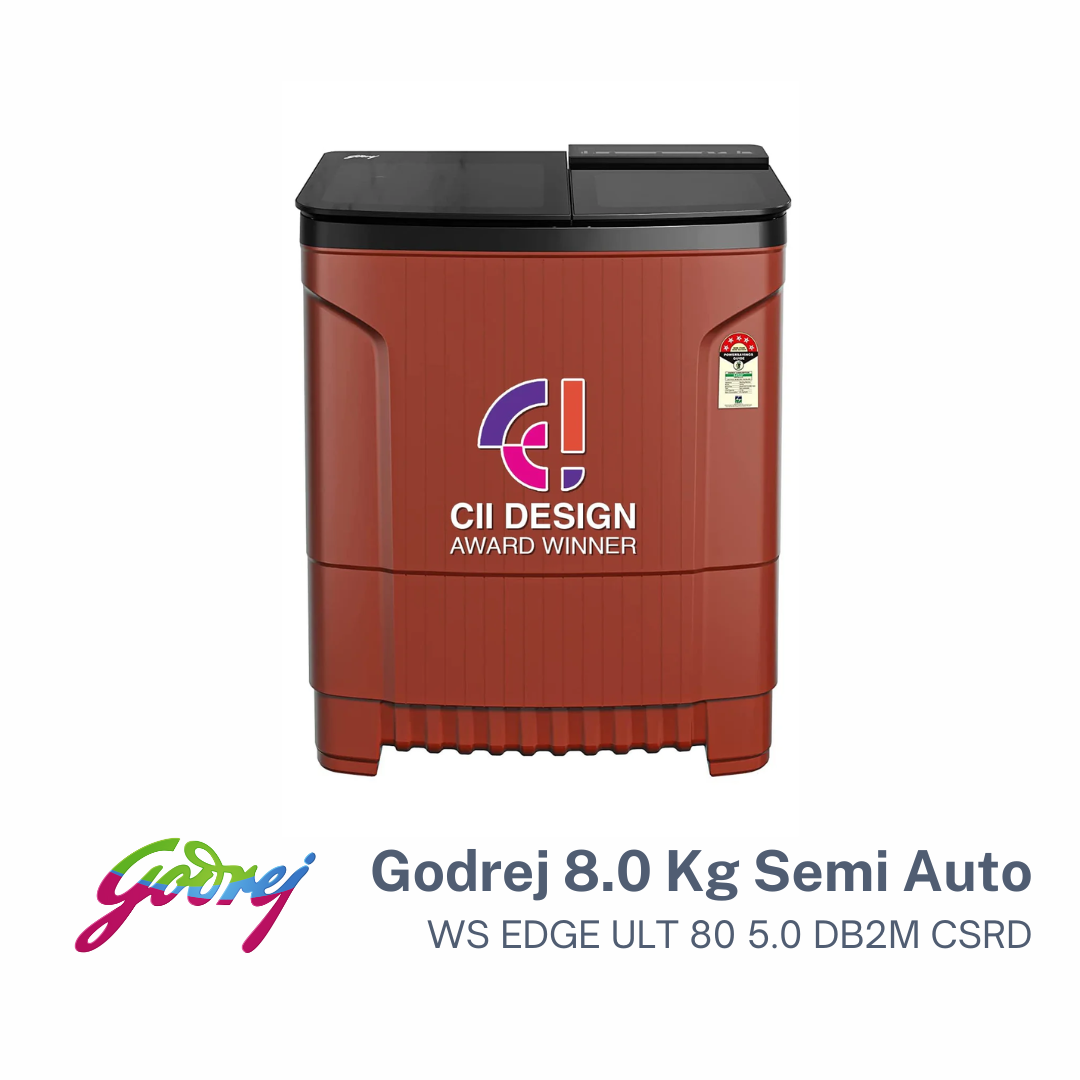 Godrej Ws Edge Ultima 80 5.0 DB2 M CSRD 8 Kg 5 Star