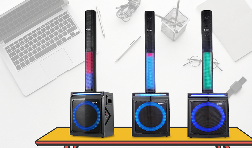 Zoook Party Rocker 100 Watts Bluetooth Party Speaker