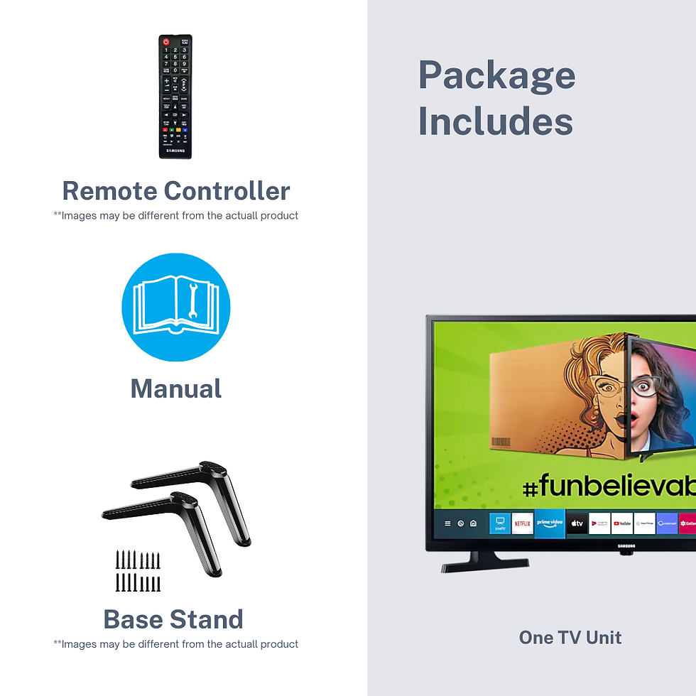 Thumbnail: Samsung 80cm (32")Smart Led Tv UA32T4340BKXXL