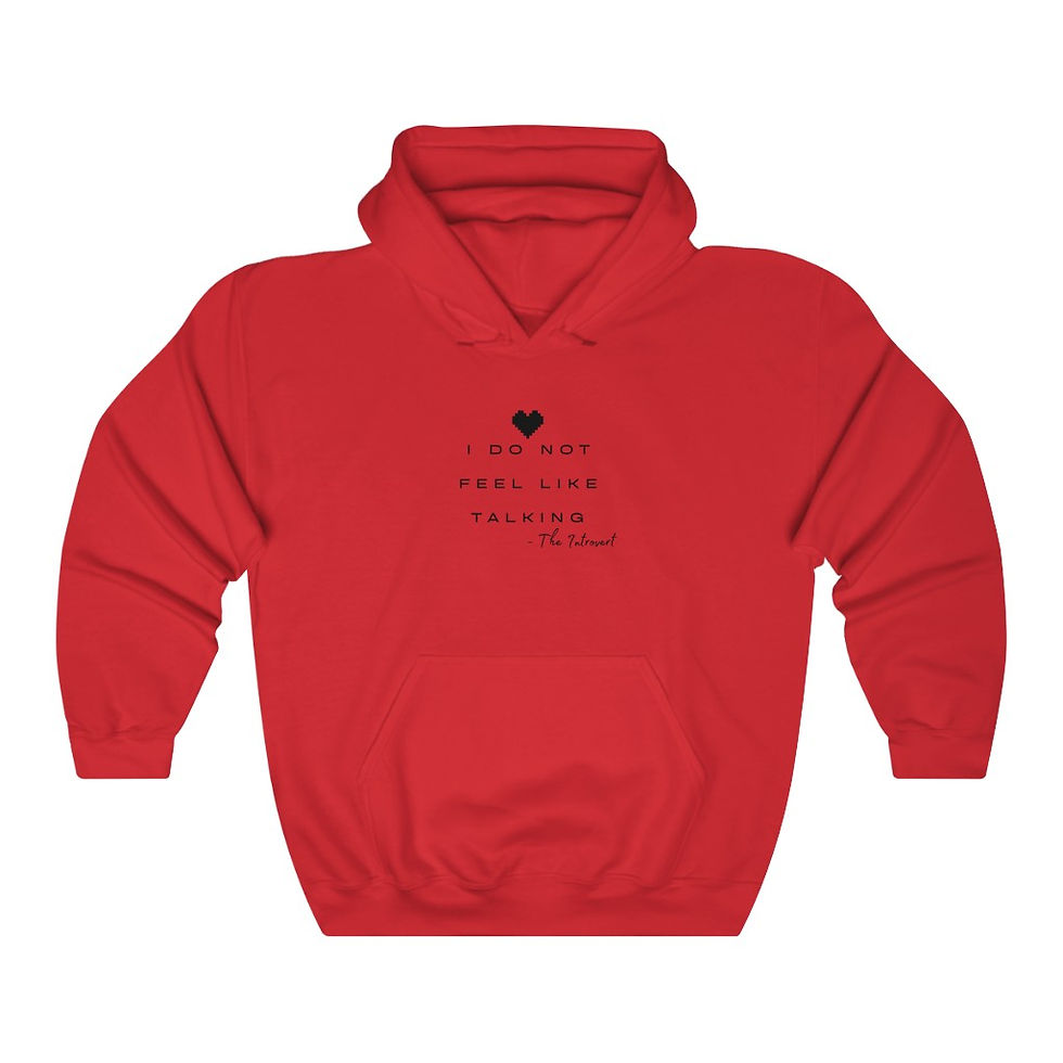 Thumbnail: I Do Not Feel Like Talking Introvert Hoodie
