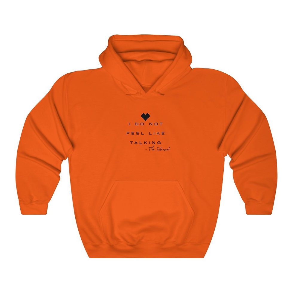 Thumbnail: I Do Not Feel Like Talking Introvert Hoodie