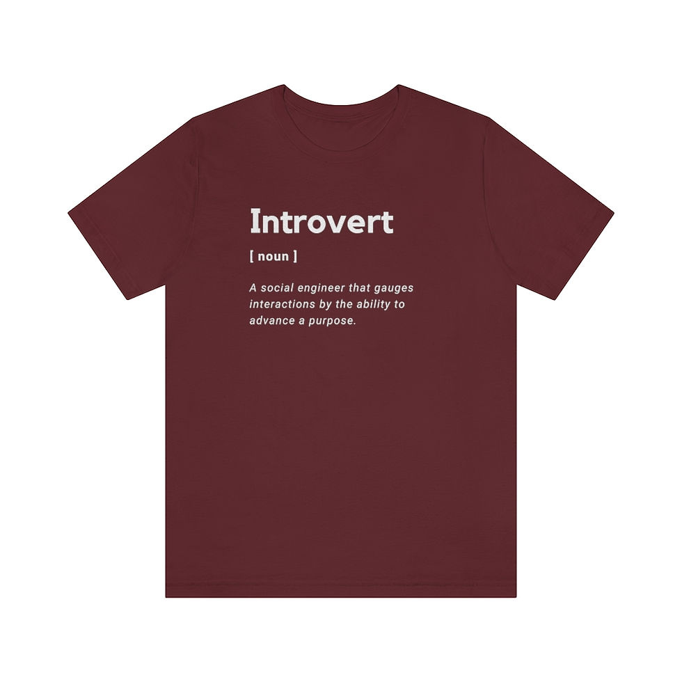 Thumbnail: Definition of an Introvert T-shirt