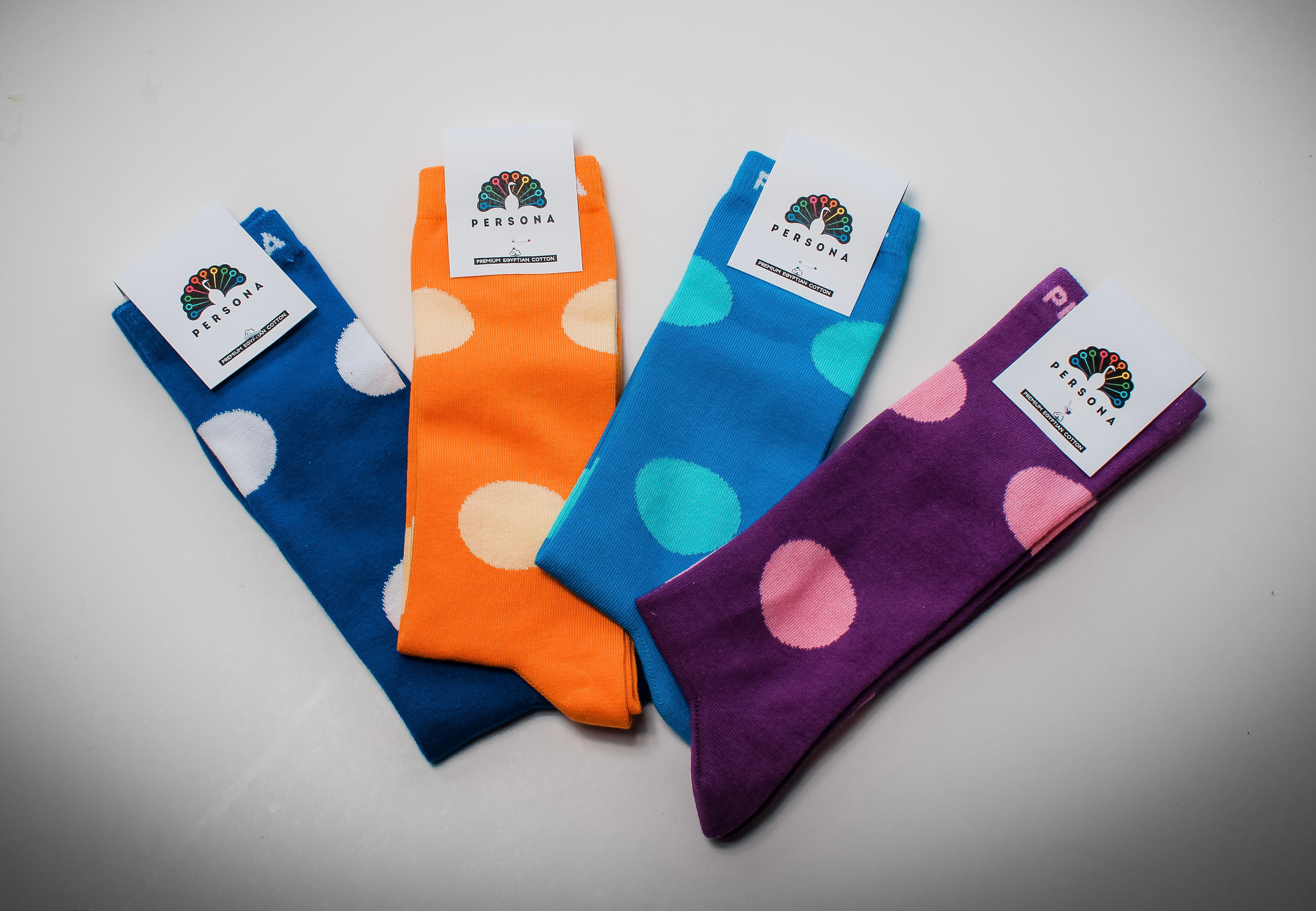 Egyptian cotton socks Colourful socks for men Gift box for him Persona