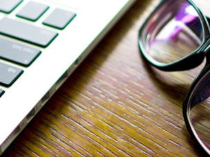 Computer with glasses