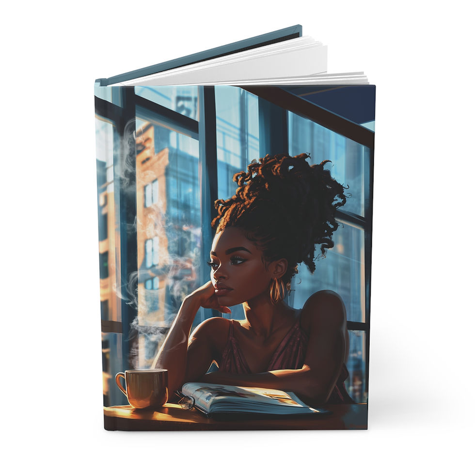 Thumbnail: Soulful Sips & Reflection Series Hardcover Matte Journal V7