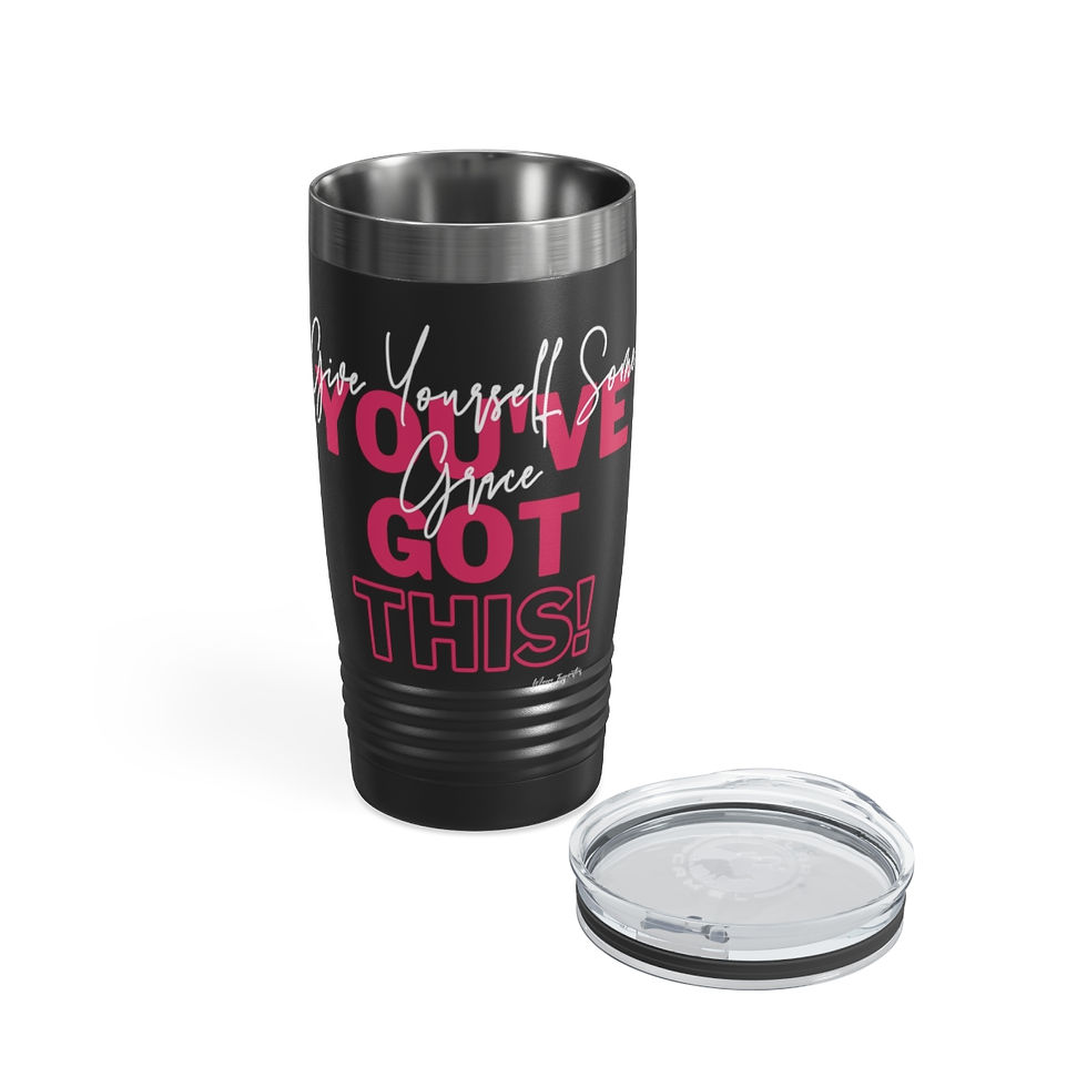 Give Yourself Some Grace. You've Got This! Tumbler, 20oz (Pink)