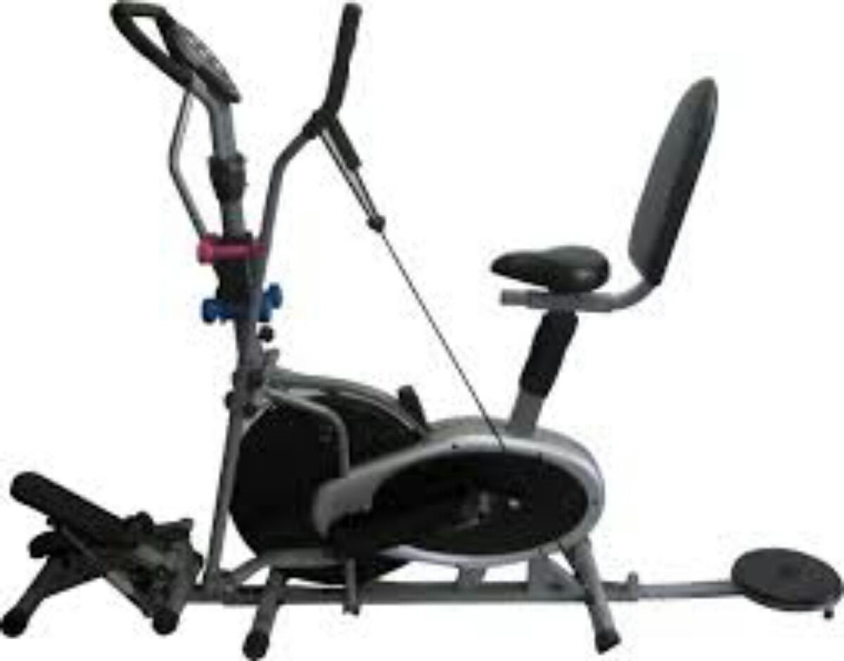 Bicicleta Eliptica Multifuncional 10en1 + Disco + Escaladora