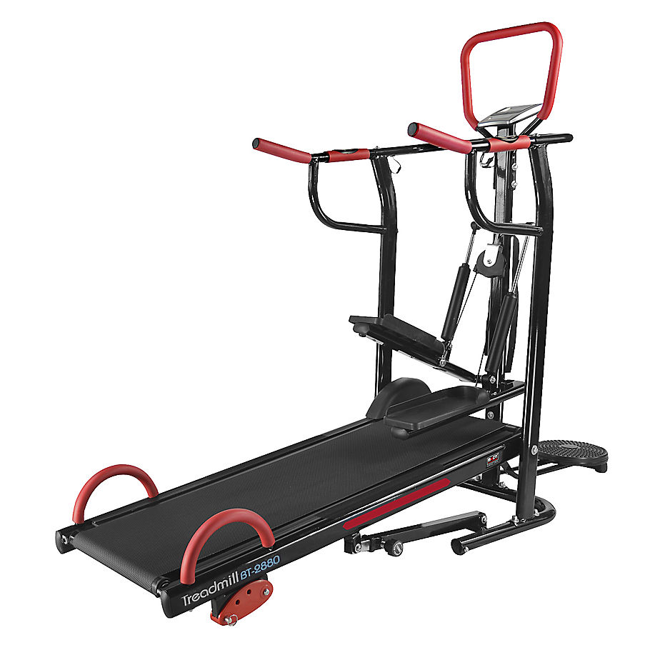 Trotadora Plegable BIG RED + Escalador + Twist - Negro