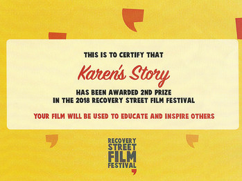 Prize Winning Film Making! Recovery Street Film Festival 2018