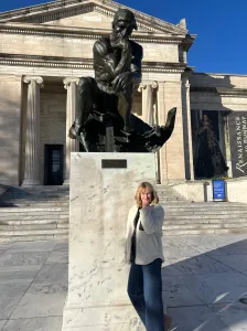 Rodin statue at the Cleveland Museum