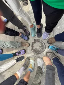 We made it!! Feet of joy!
