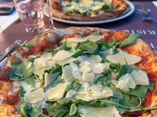 Pizza and Rose lunch in Florence