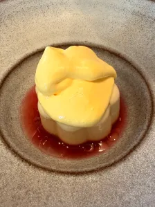 Dessert at Restaurant Barr in Copenhagen.