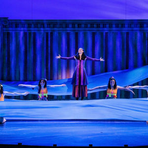 Gaby Arroyo as Mopsa in Head Over Heels the Musical at Nazareth University