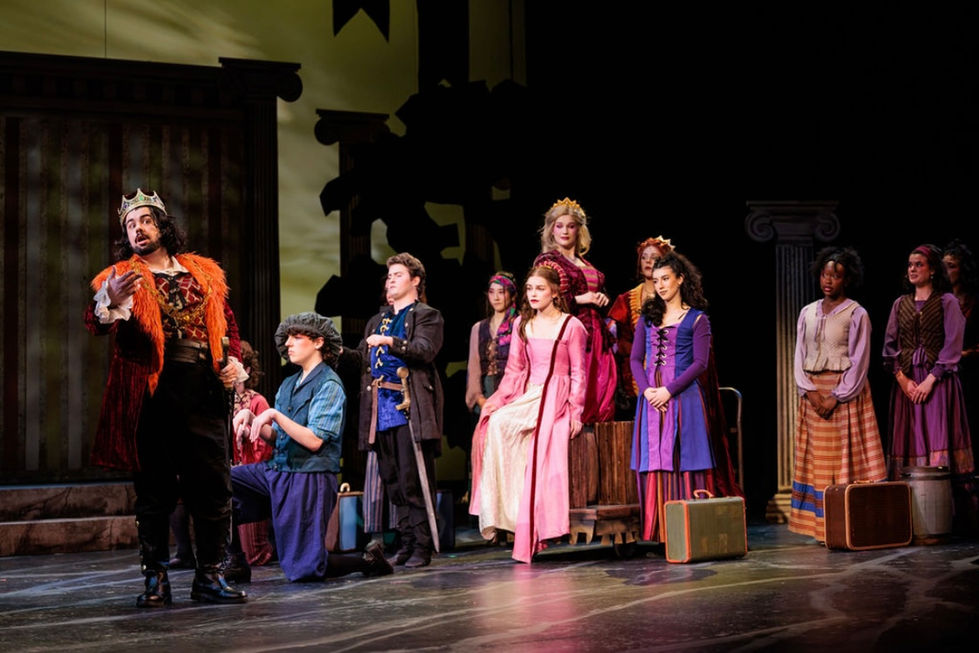 Gaby Arroyo as Mopsa in Head Over Heels the Musical at Nazareth University