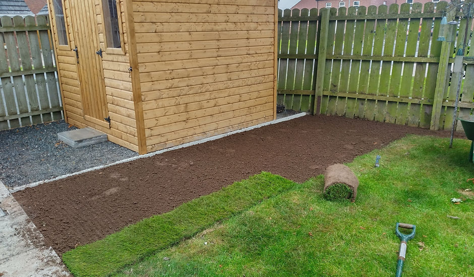 Rolled turf