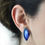 Thumbnail: Green-Blue Tail S Earrings