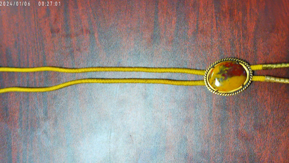 Thumbnail: Yellow Red Stone Necklace