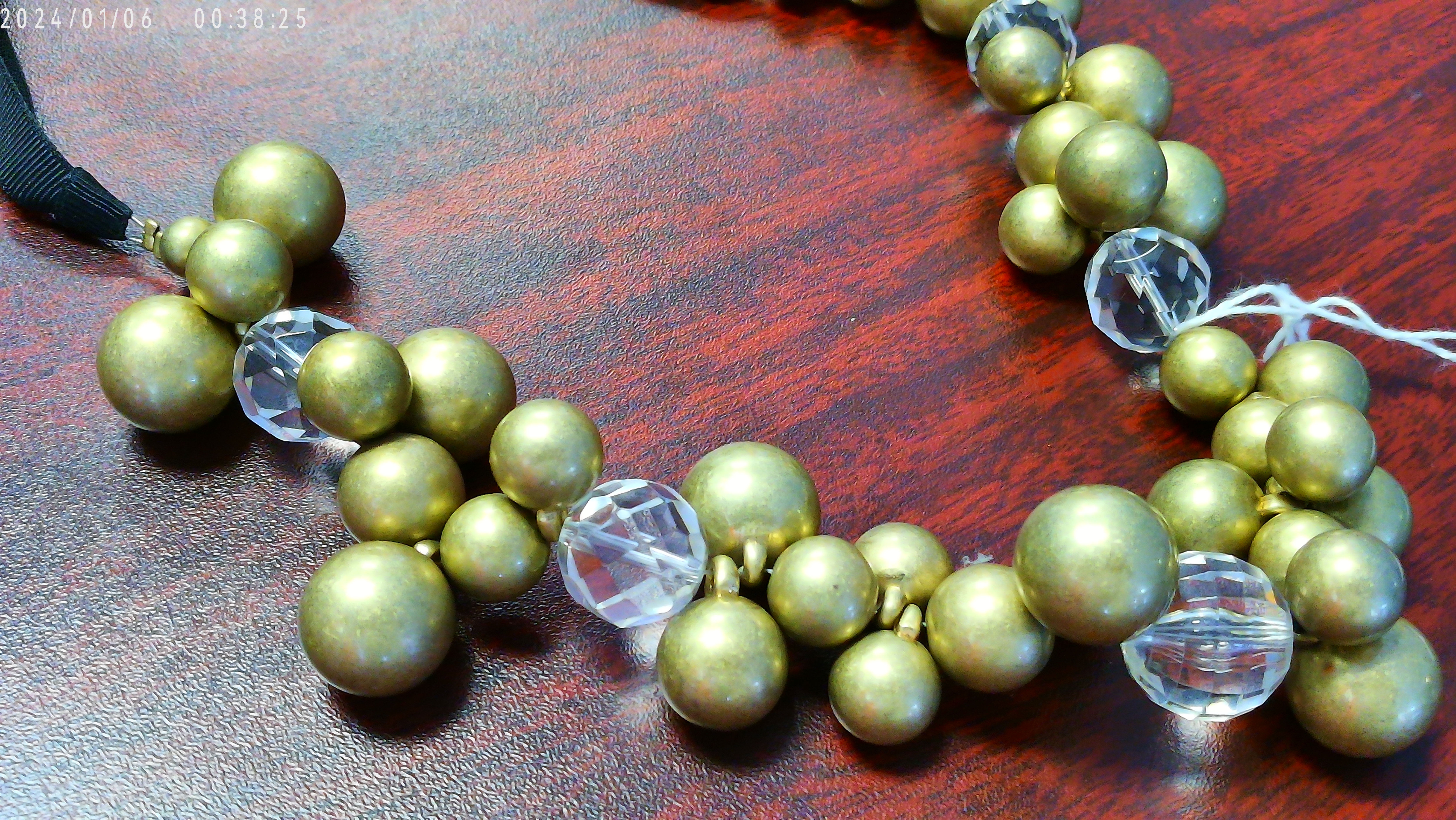 Plastic Bubble Bead Necklace