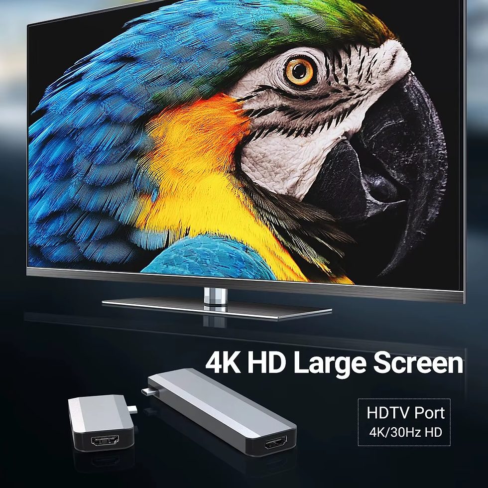 Thumbnail: USB-C Docking Station 10 in 1 Magnetic Hub with Dual Monitor
