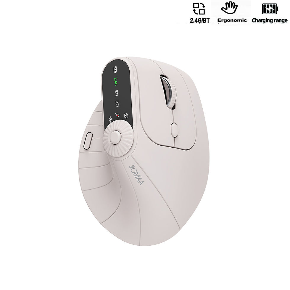 Thumbnail: Multi-Device Vertical Ergonomic Mouse with Function Adjustment