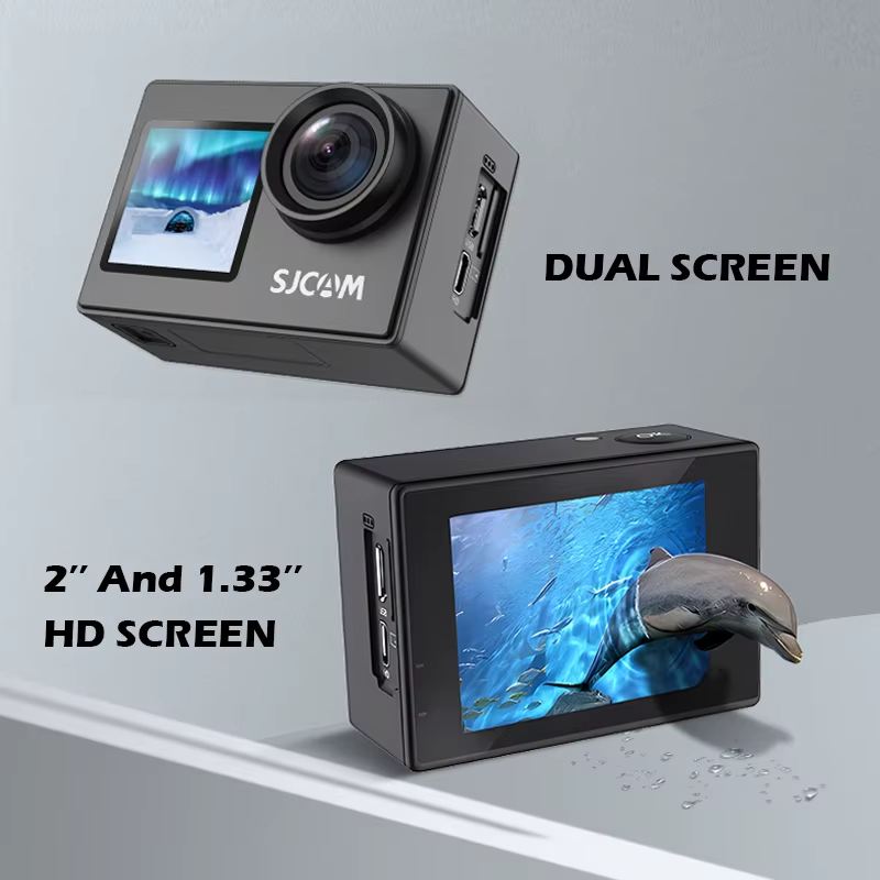 Thumbnail: SJ4000 Dual Screen 4K Action Camera 30M Waterproof