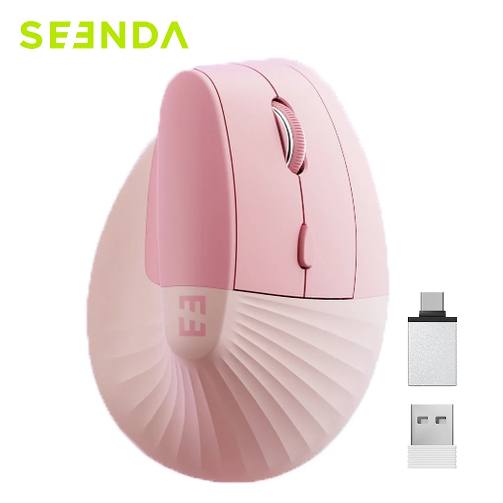 Thumbnail: Vertical Wireless Mouse Type C Rechargeable
