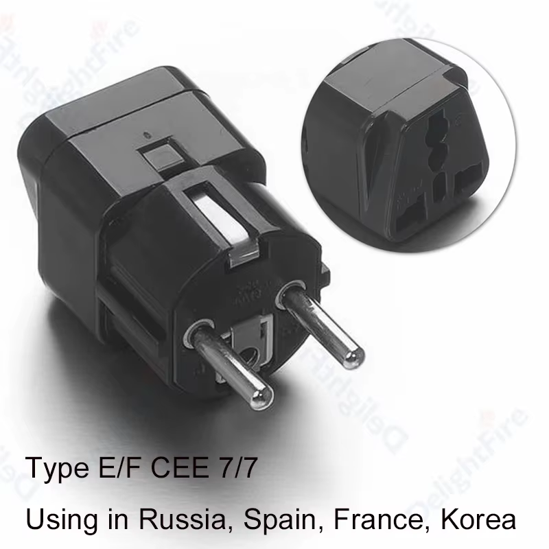 Thumbnail: US to EU Plug Universal Adapter