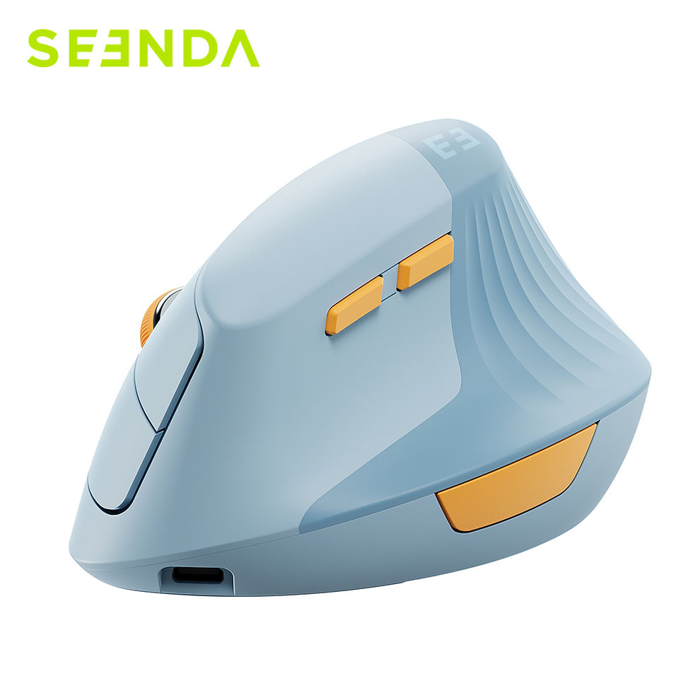 Thumbnail: Vertical Wireless Mouse Type C Rechargeable