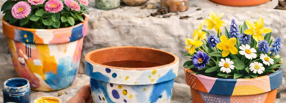 Handbemalte Weingläser aus dem Workshop in der Werkstadt Ulm