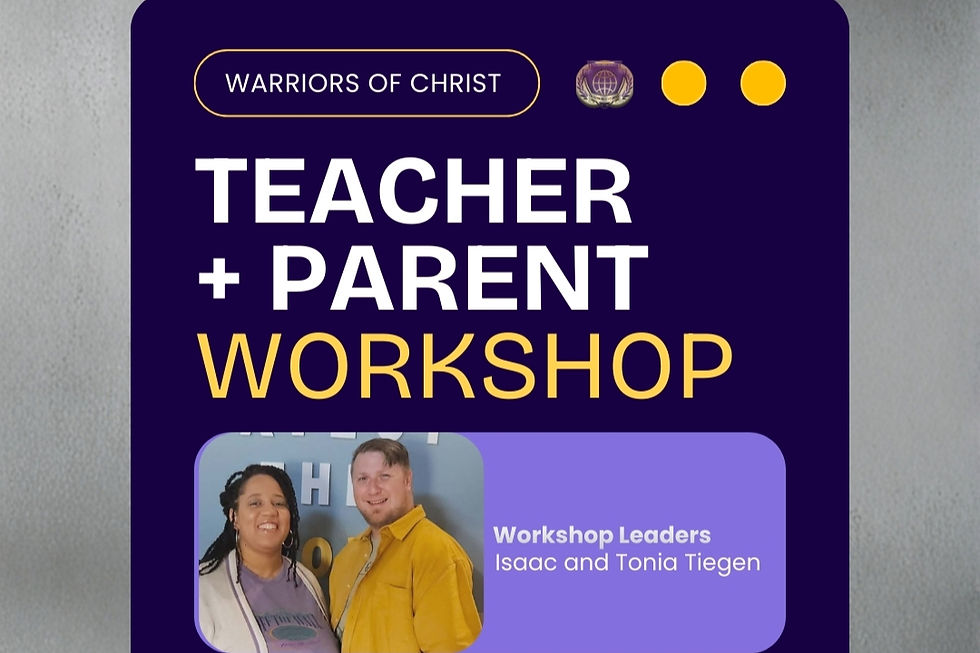 Teacher + Parent Workshop