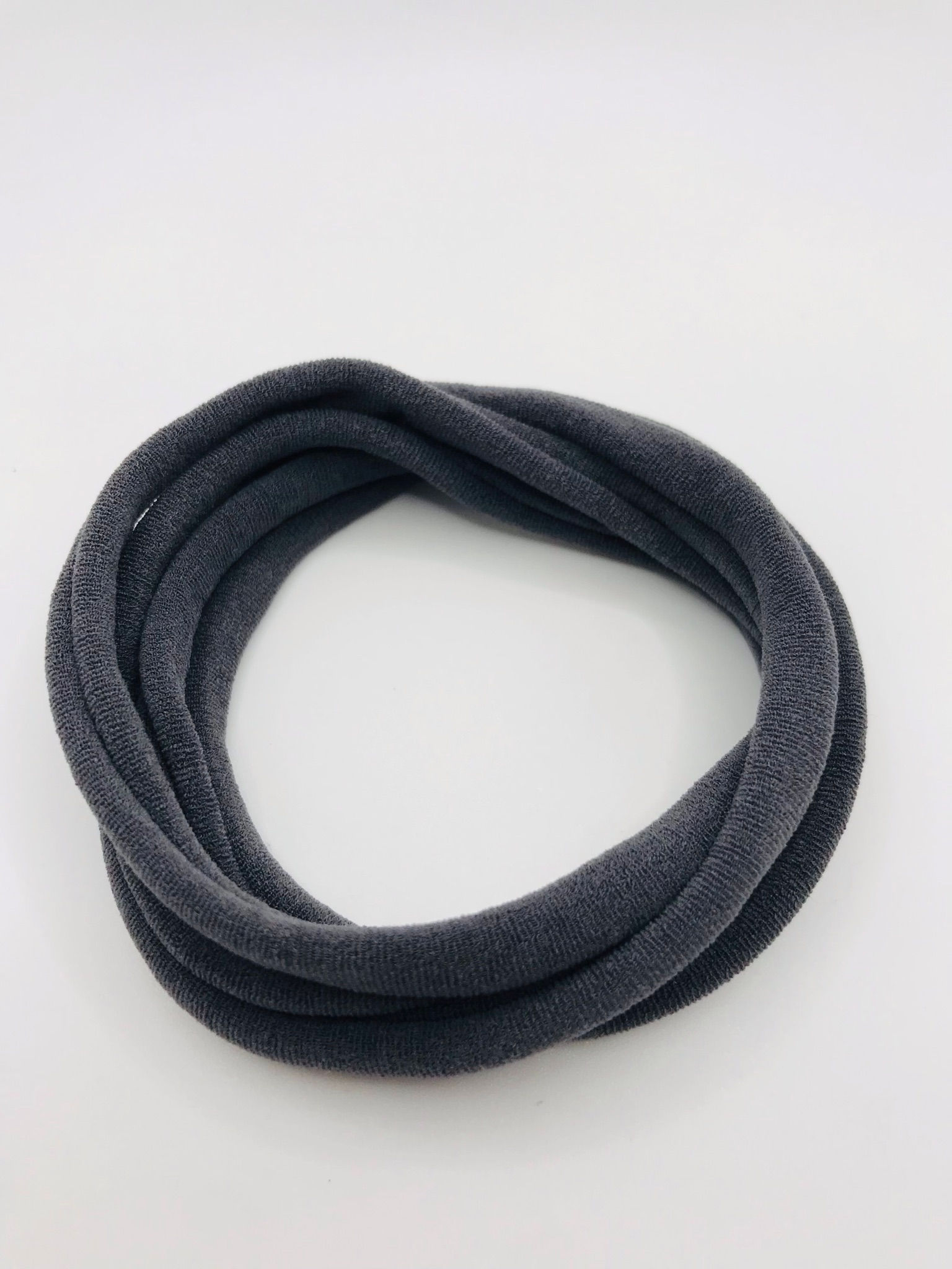 Soft Nylon headbands - Dark Grey