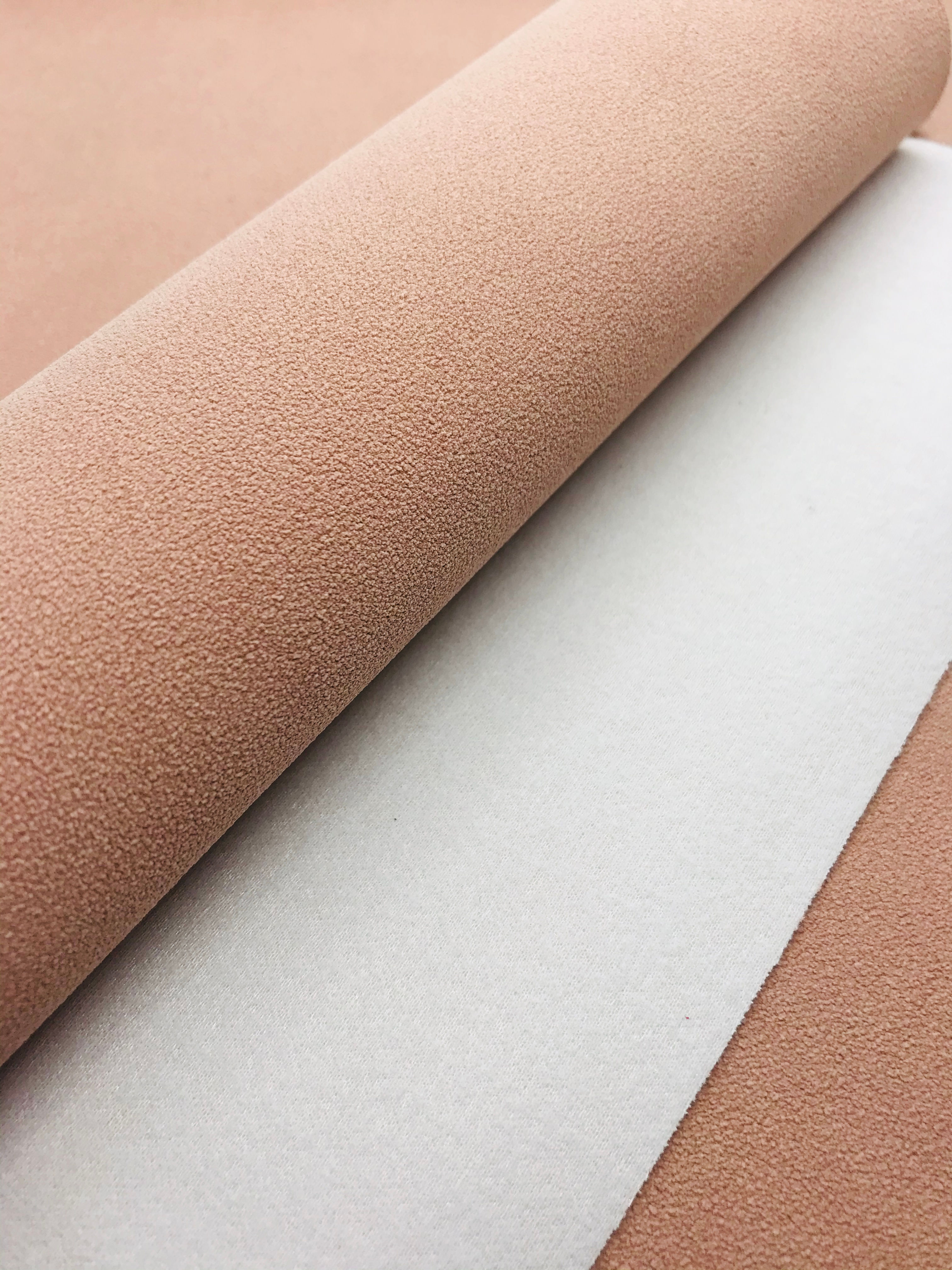 Suede Leather - Pale Pink
