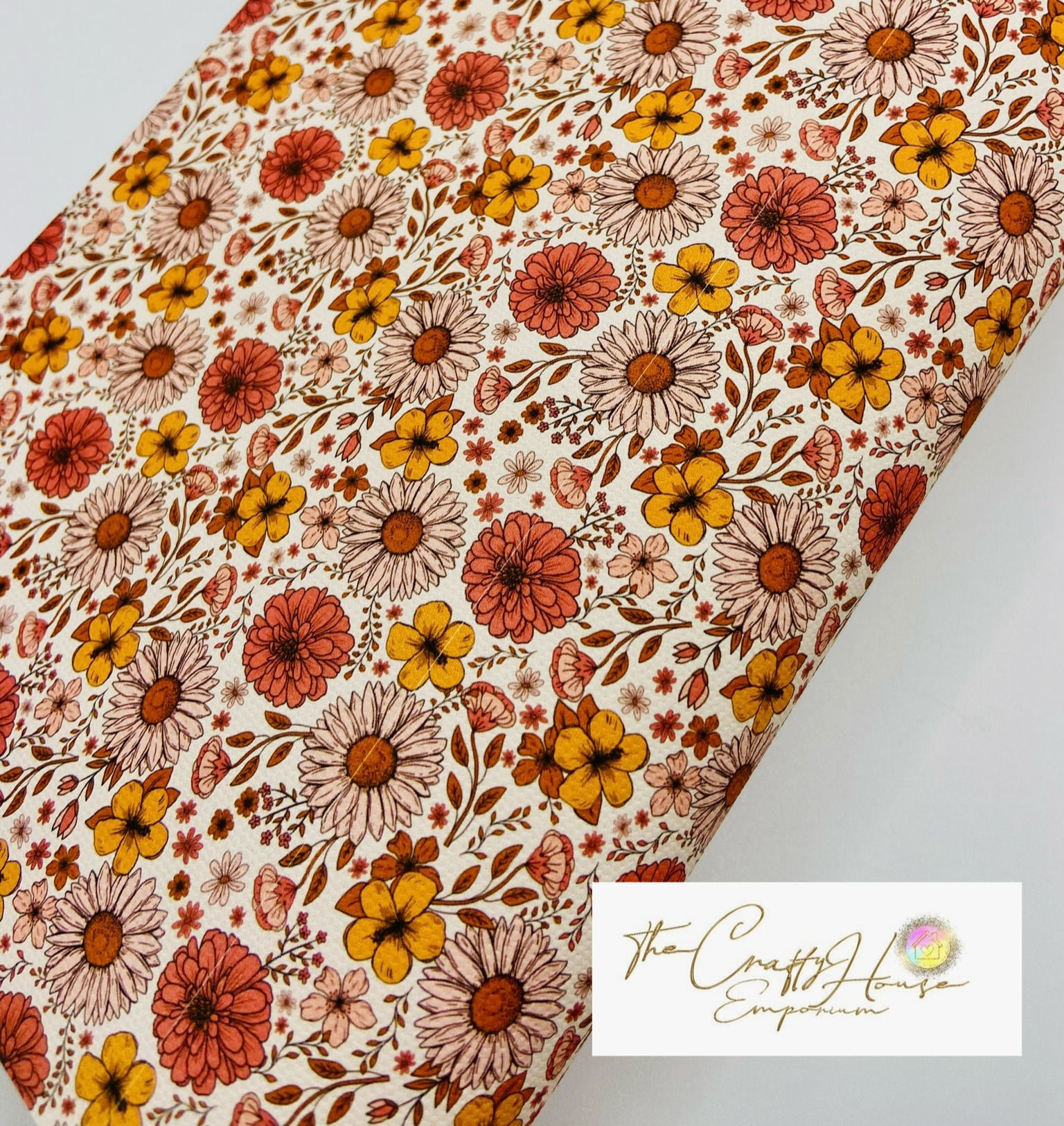 Autumn Prints - Bronze Daisy