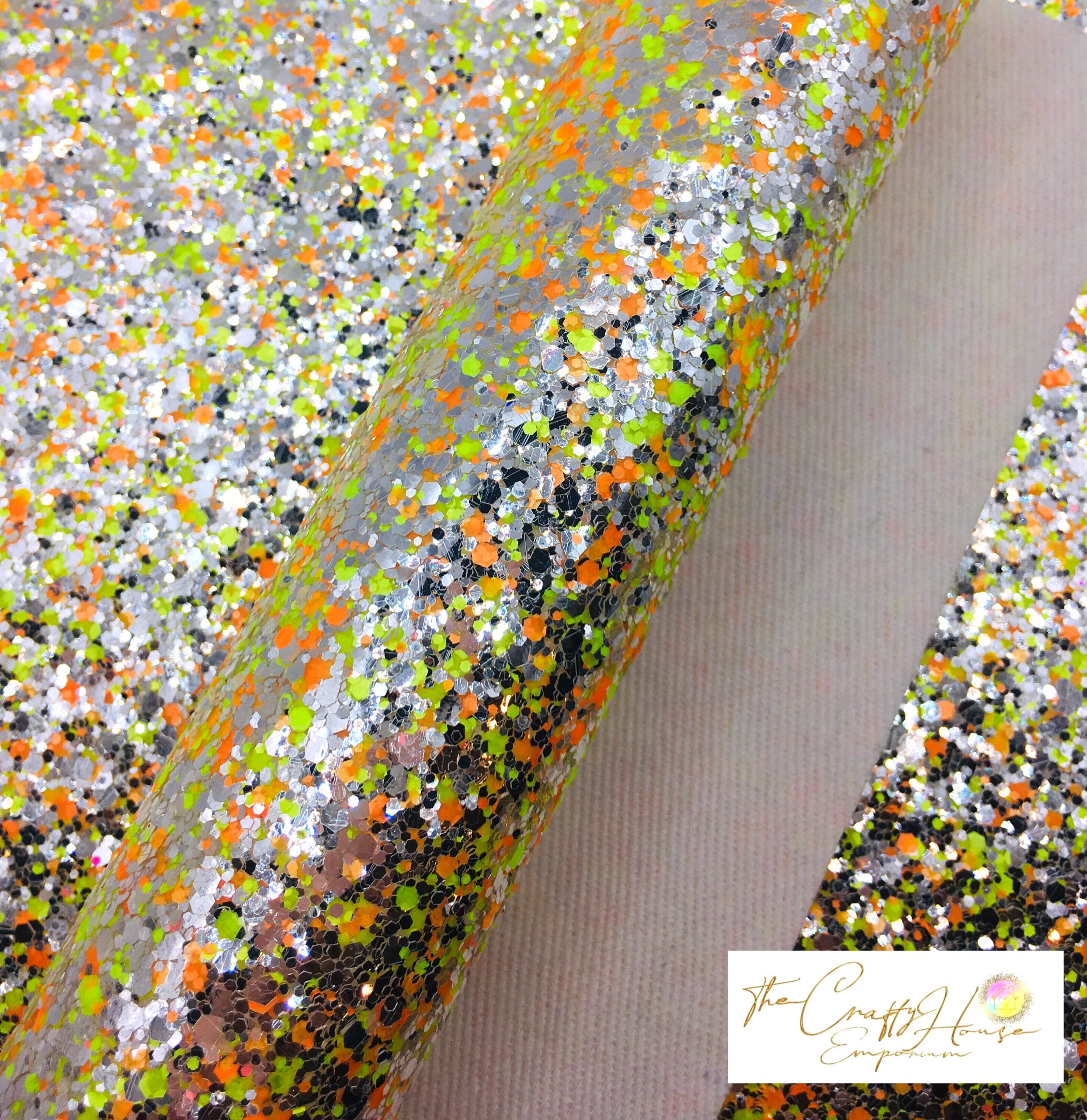 Chunky Glitter - Hint of - Yellow and Orange