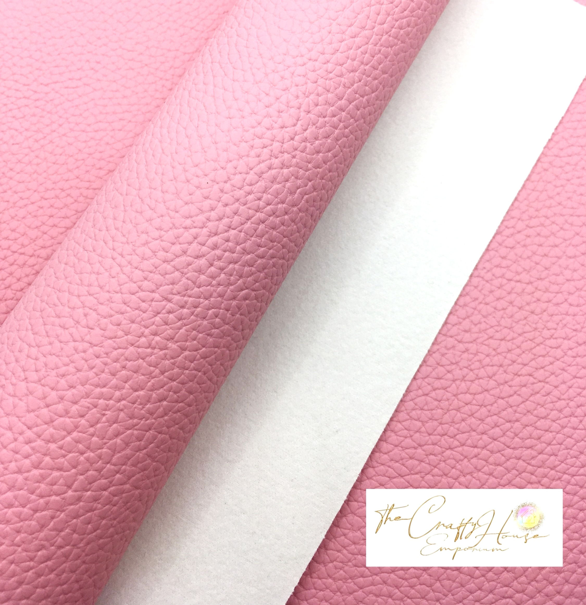 Litchi Leather - Pink