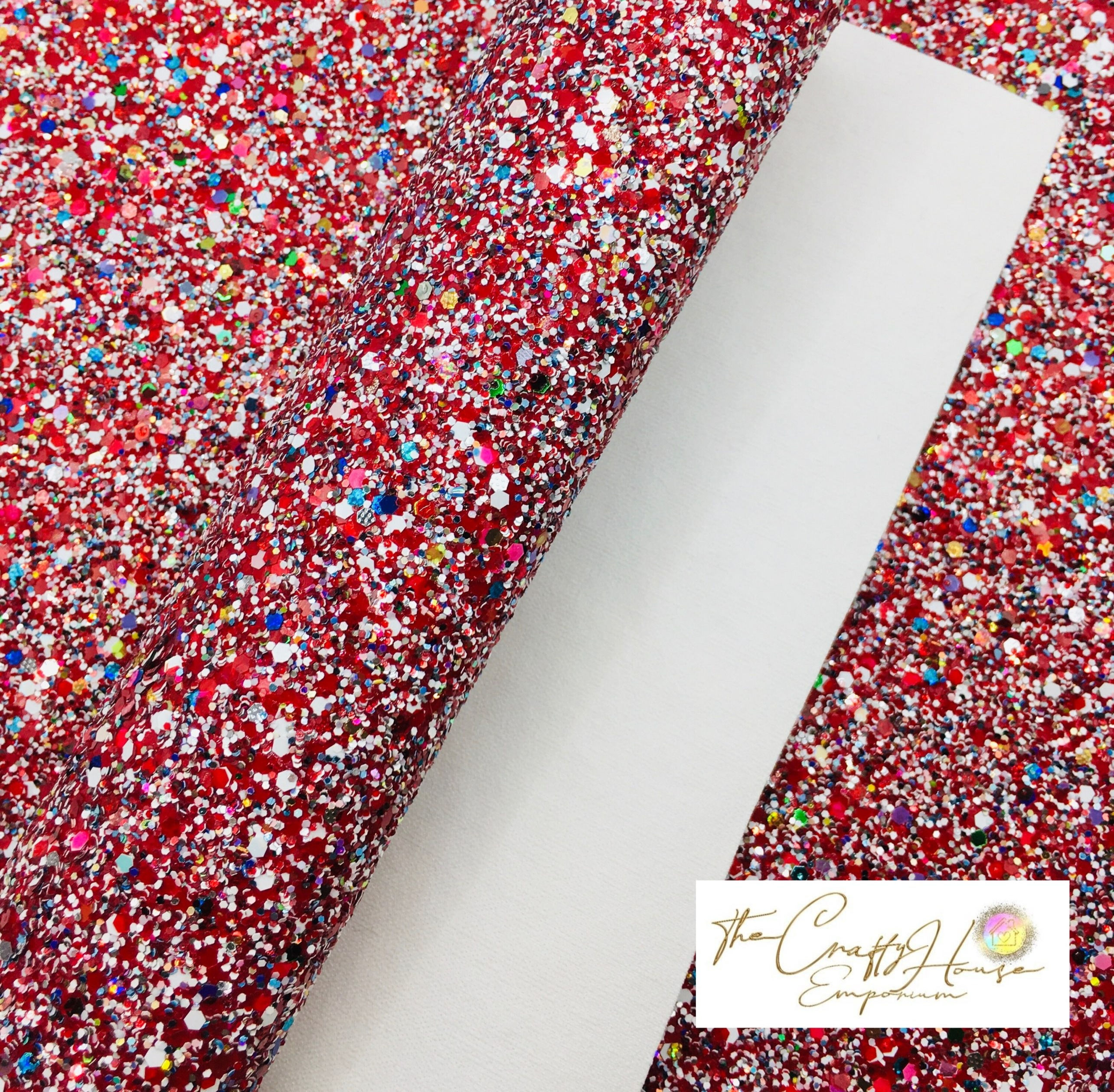 Chunky Glitter - Glisten - Jewelled Red