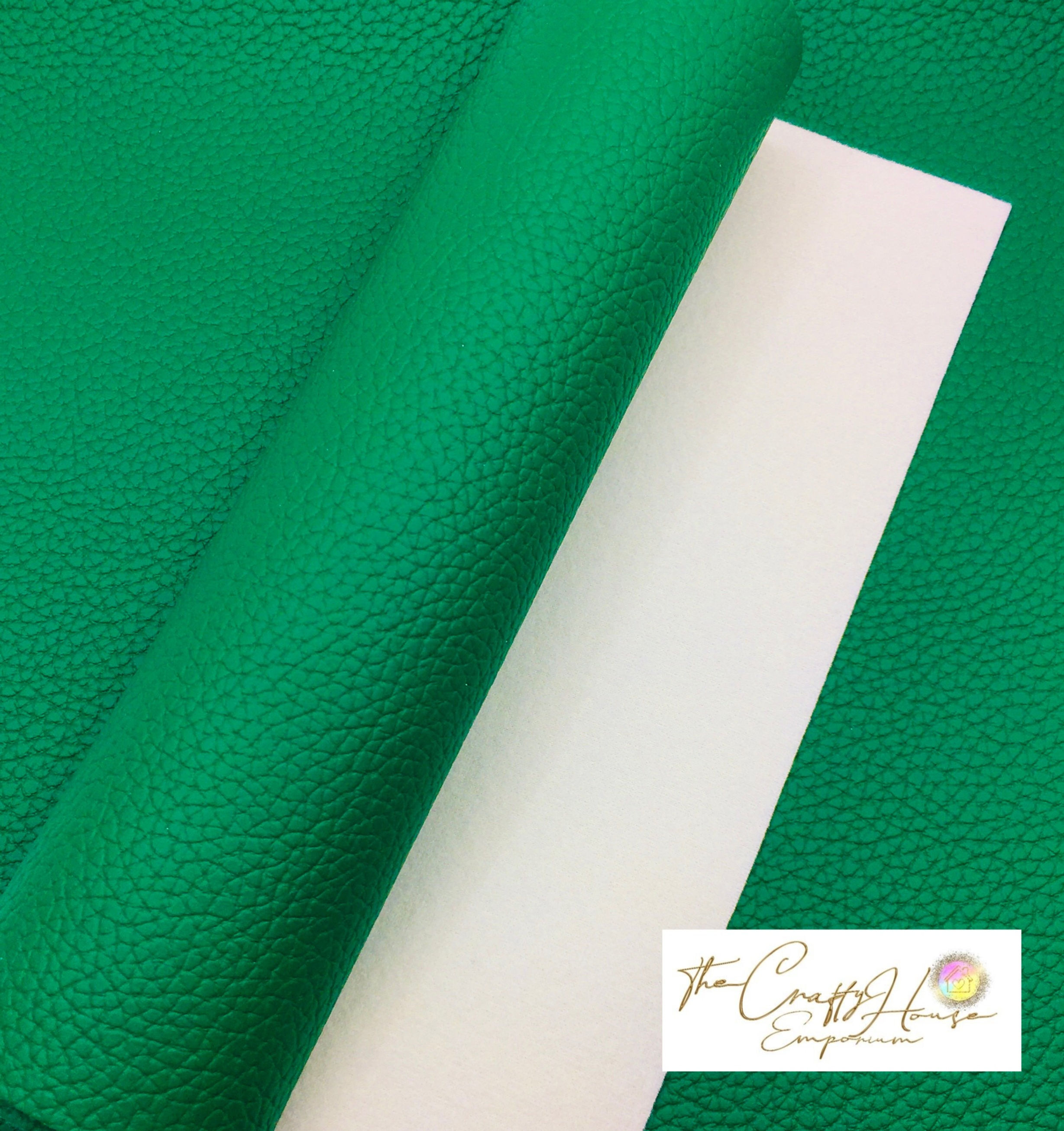 Litchi Leather - Green