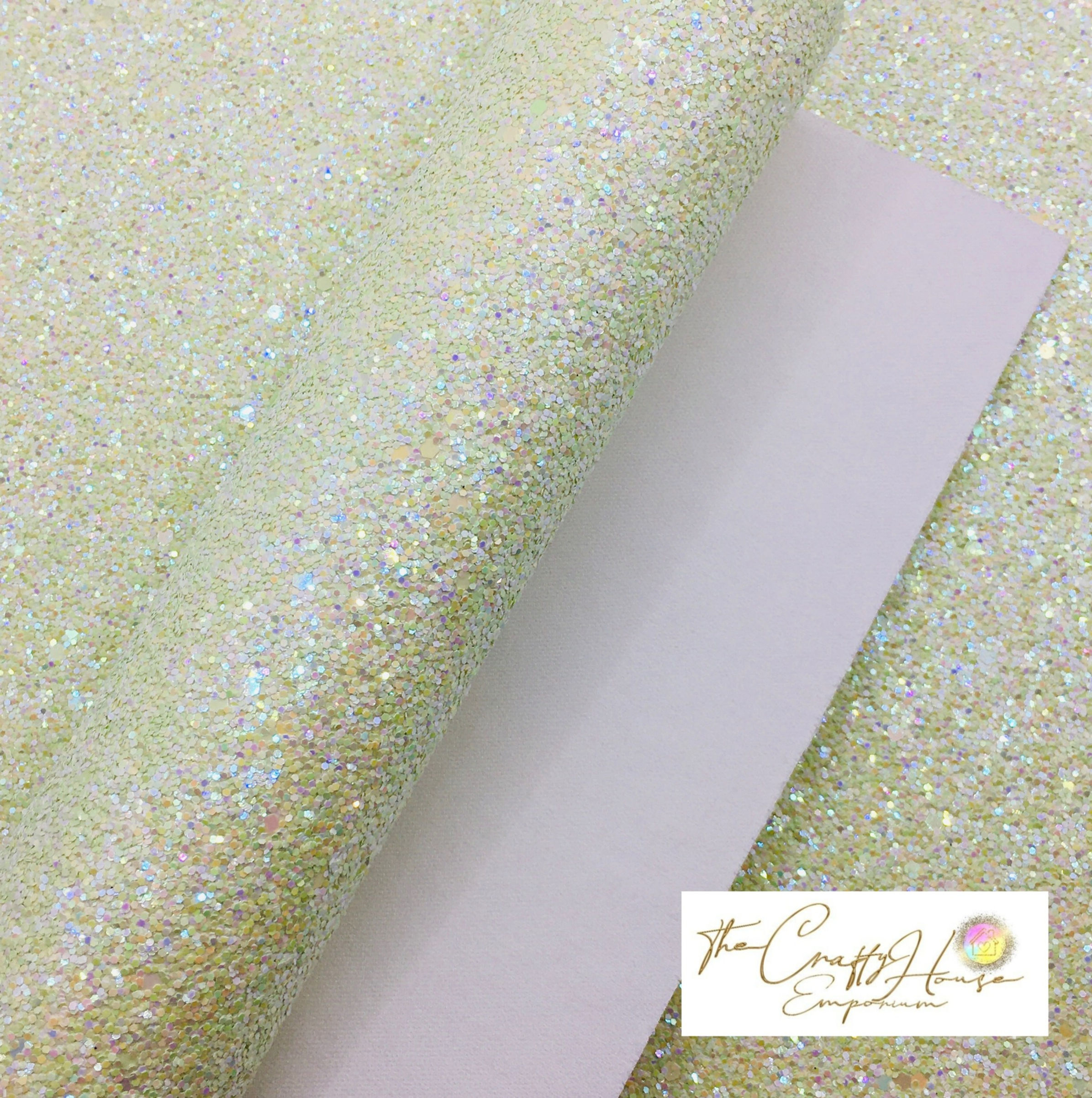 Chunky Glitter - Pastel - Pale Yellow