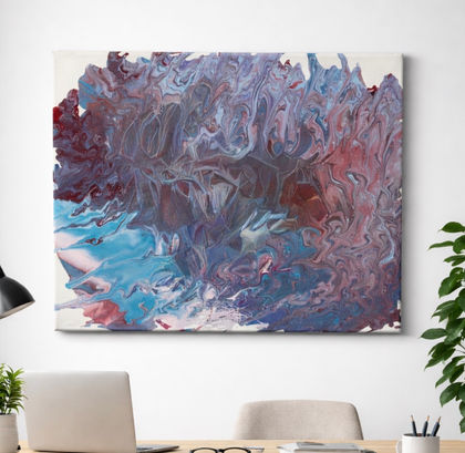 Vibrant Abstract Canvases