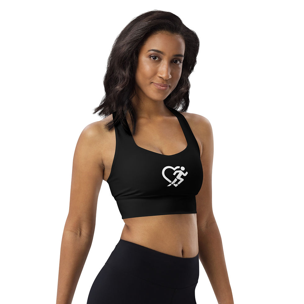 Thumbnail: Recycled Longline Sports Bra