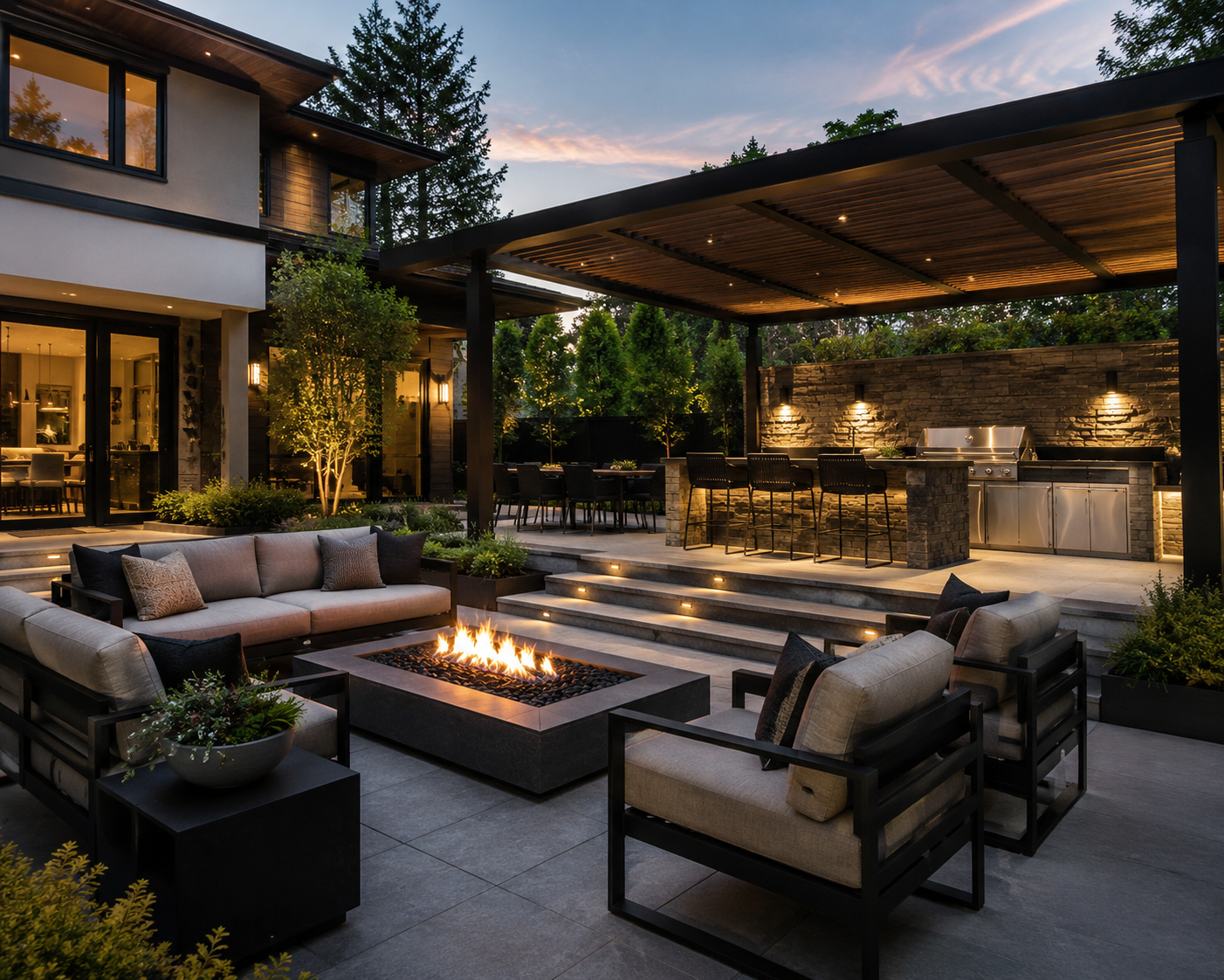 Full interior renovation living space