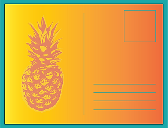 Talat Market Atlanta branding Postcard Design 