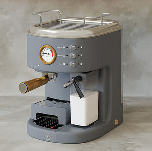 Cafeteira cinza Swan