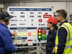 Zarządzanie produkcją – codzienny monitoring wydajności, analiza KPI i reakcji na problemy operacyjne