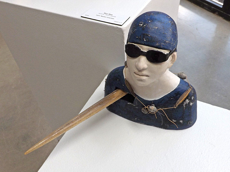 Lynn Weiler Liverton art; ceramic, found objects.