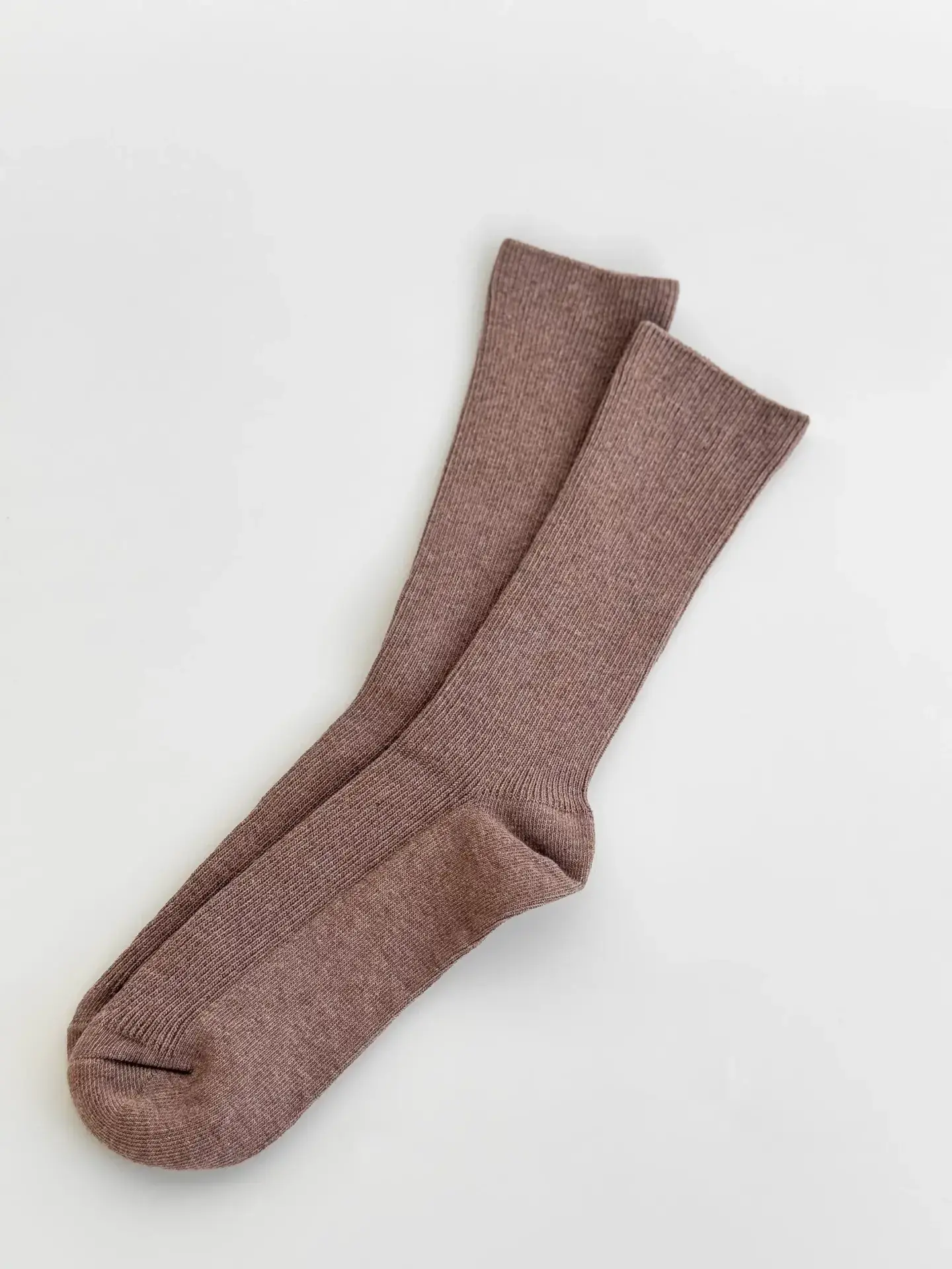 Twins шкарпетки жіночі високі бавовняні в рубчик лілові