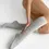 Прев'ю: Шкарпетки гольфи срібло меланж