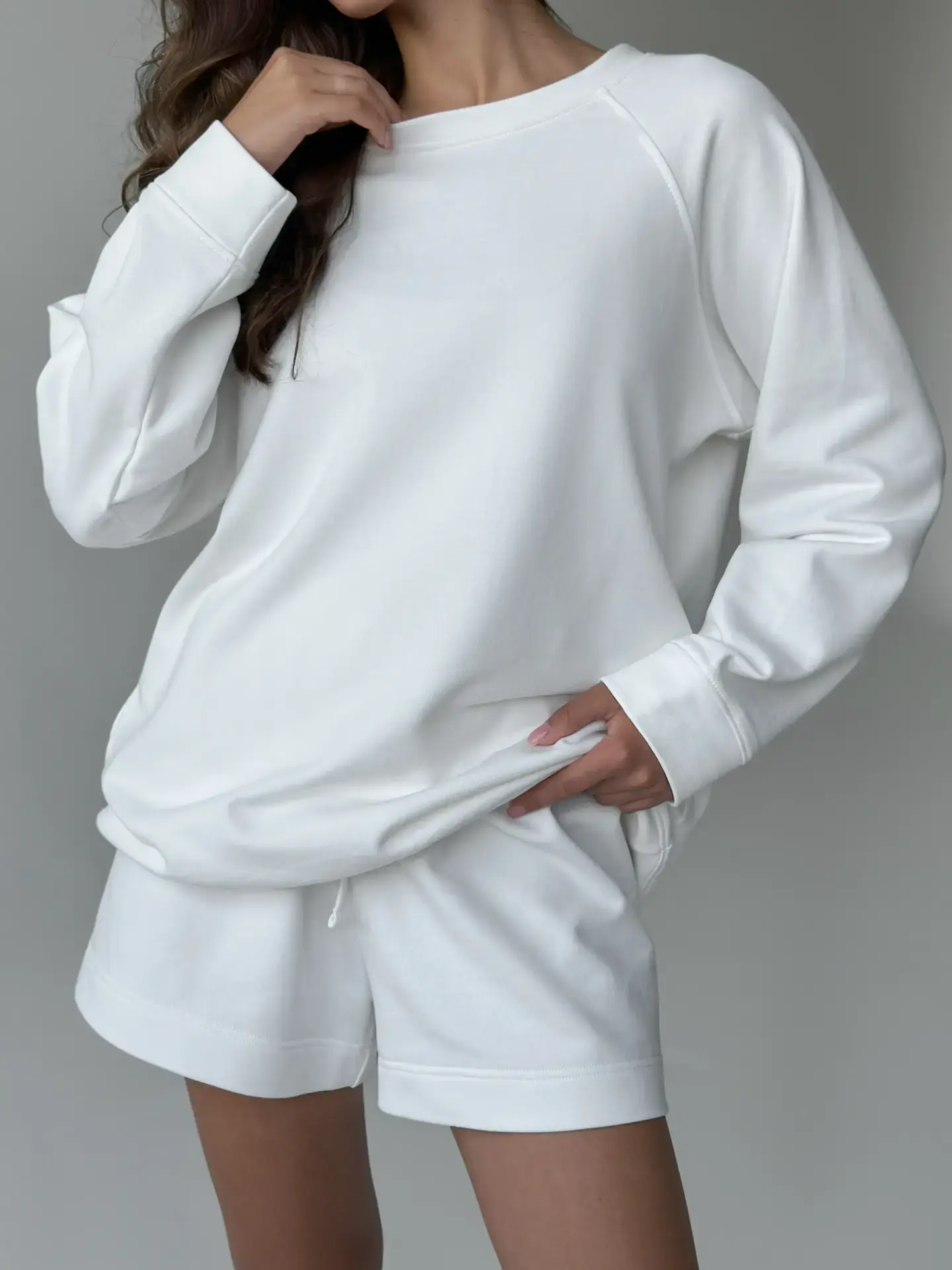 Бавовна Світшот трикотаж 3-х.нитка білий