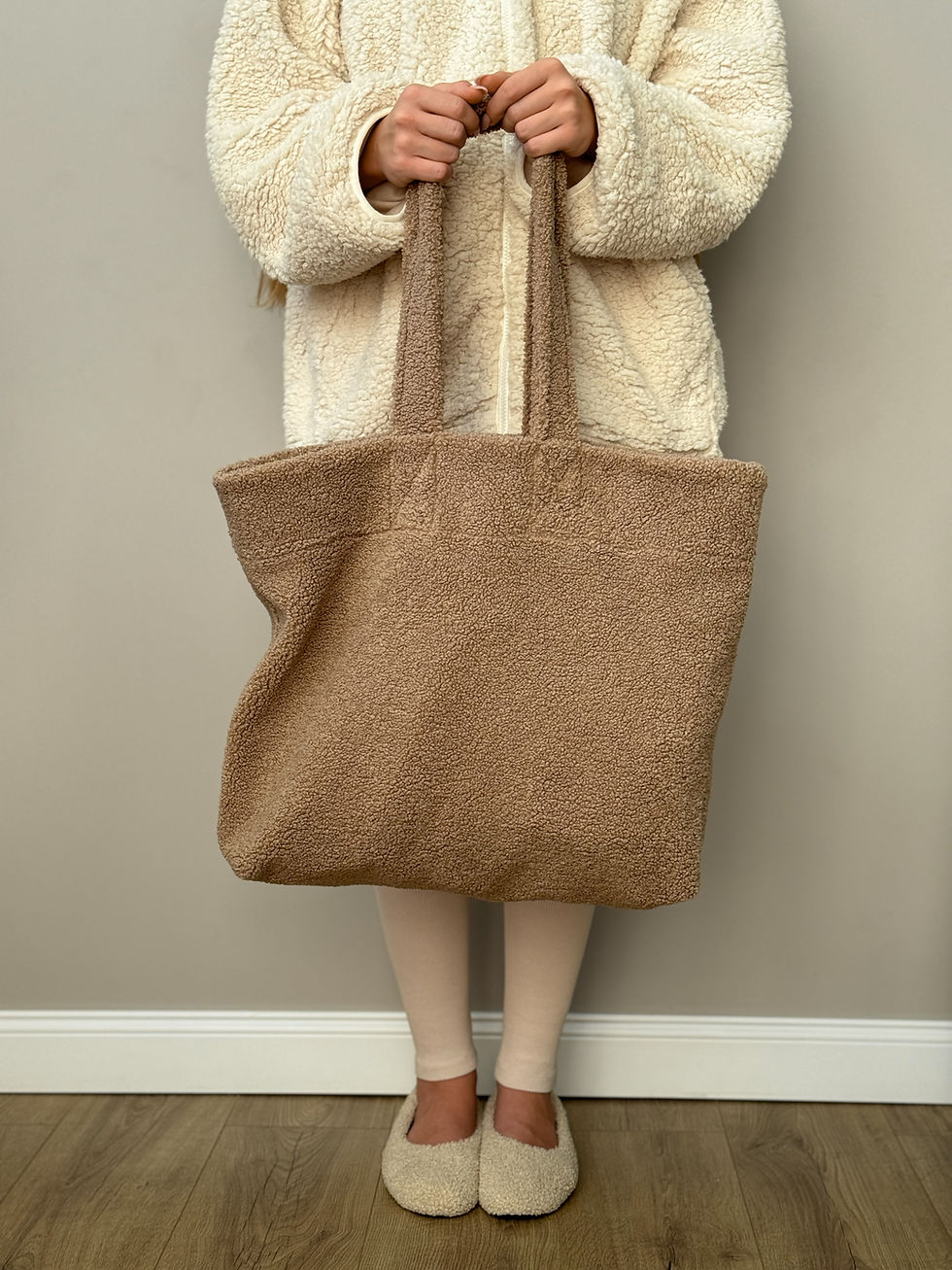 Шопер TEDDY світло-коричневого кольору